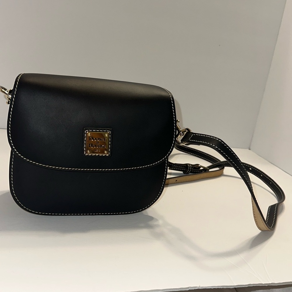 Dooney & Bourke leather saddle crossbody bag